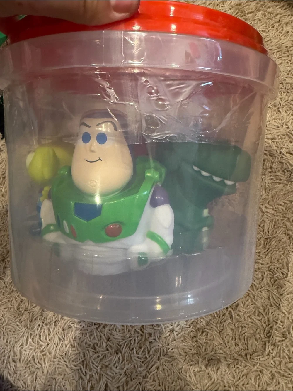 Toy Story 5-Piece Bath Squirter Bucket - Red & White